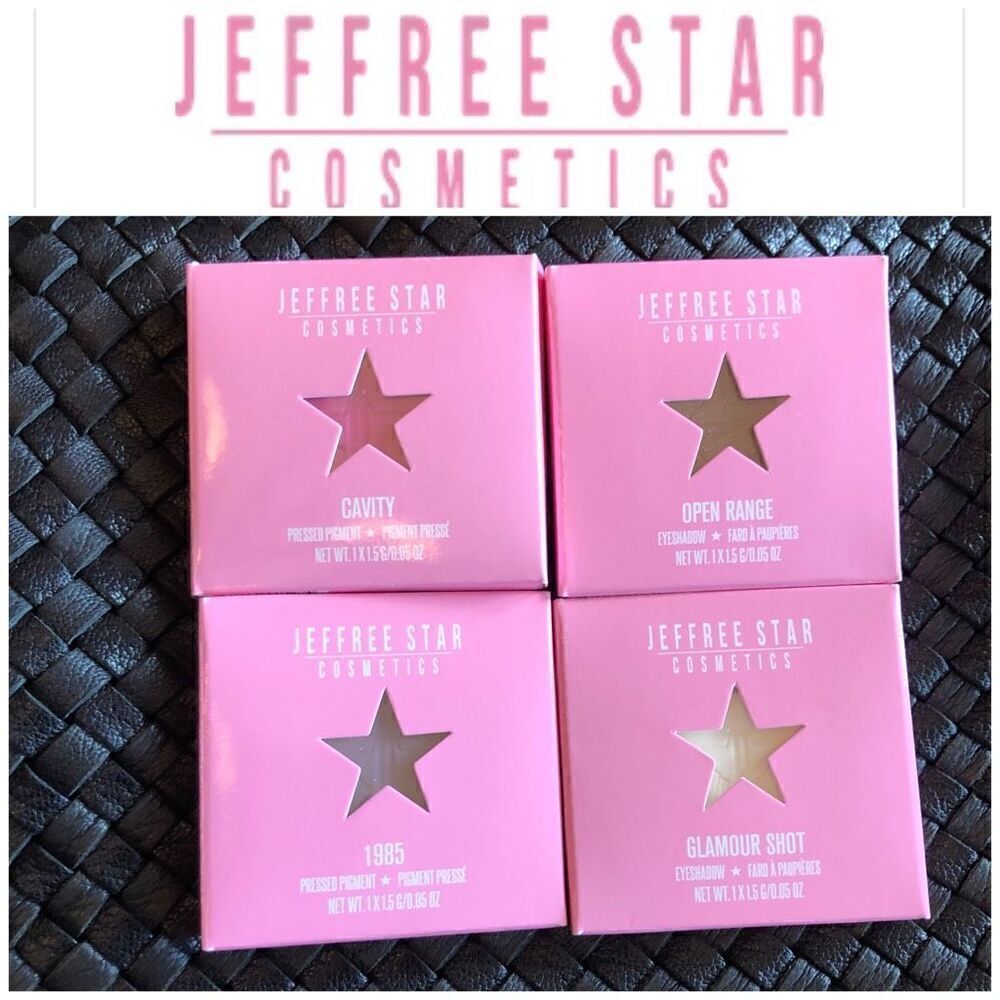 JEFFREE STAR COSMETICS - NWT - Bundle of Four Artistry Singles Eye Shadows